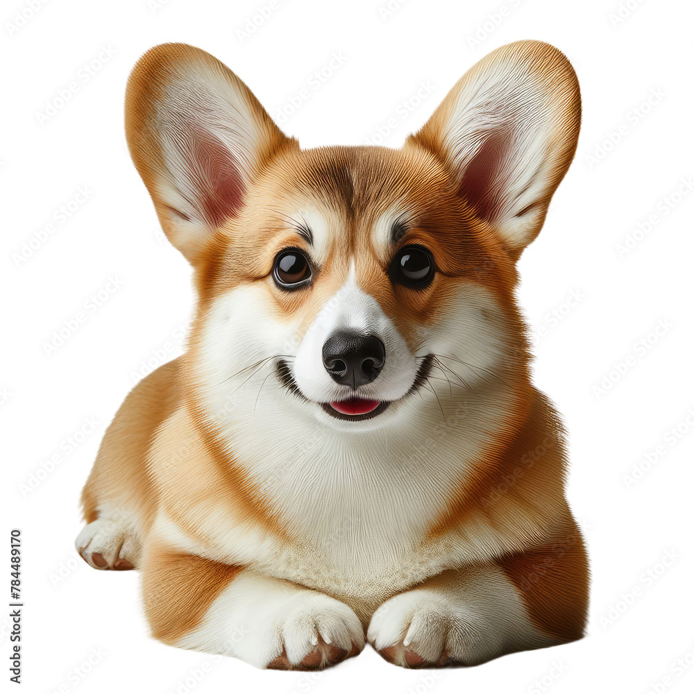 Isolated Cute Funny Animal on a Clear PNG Canvas, Generative AI Isolated Cute Funny Animal on a Clear PNG Canvas, Generative AI