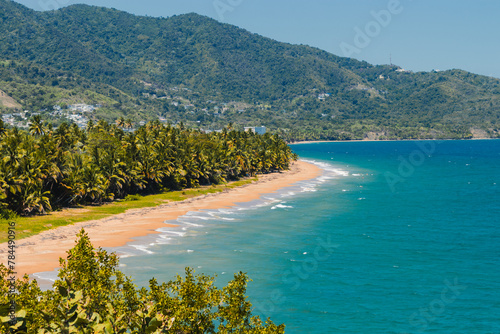 Fototapeta Naklejka Na Ścianę i Meble -  Punta Tuna beach shore landscape view from puerto rico