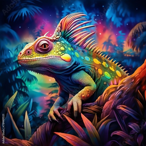 Chameleon Charm: Mesmerizing Images of Colorful Reptilian Wonders © Santosh