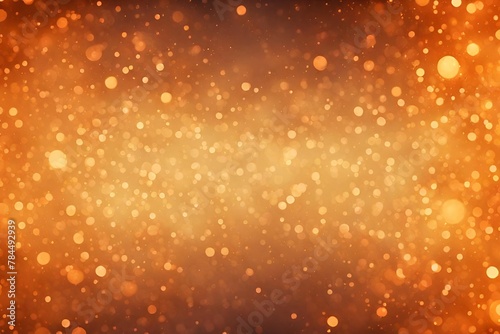 Orange bokeh , a normal simple grainy noise grungy empty space or spray texture , a rough abstract retro vibe shine bright light and glow background template color gradient