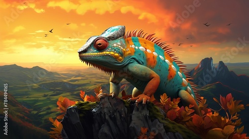 Chameleon Charm  Mesmerizing Images of Colorful Reptilian Wonders