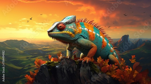 Chameleon Charm  Mesmerizing Images of Colorful Reptilian Wonders