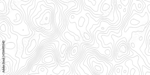 Geographic mountain contours vector abstract background, topographic contours map background with geometric lines, Blank Detailed Topographic Contour Map. 