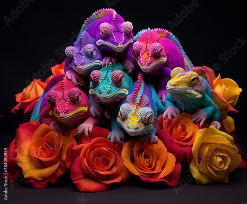Chameleon Charm: Mesmerizing Images of Colorful Reptilian Wonders