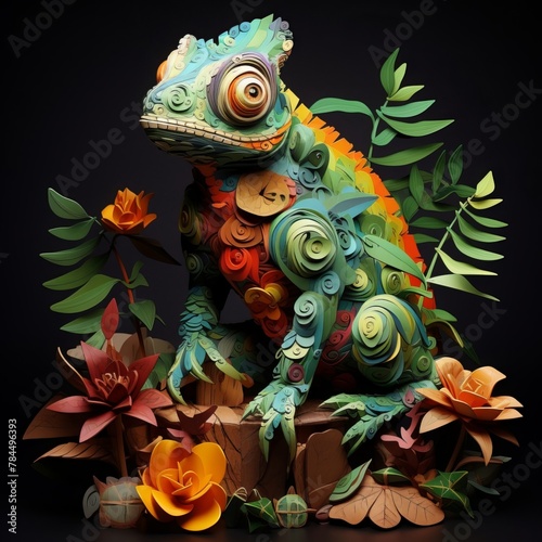Chameleon Charm: Mesmerizing Images of Colorful Reptilian Wonders