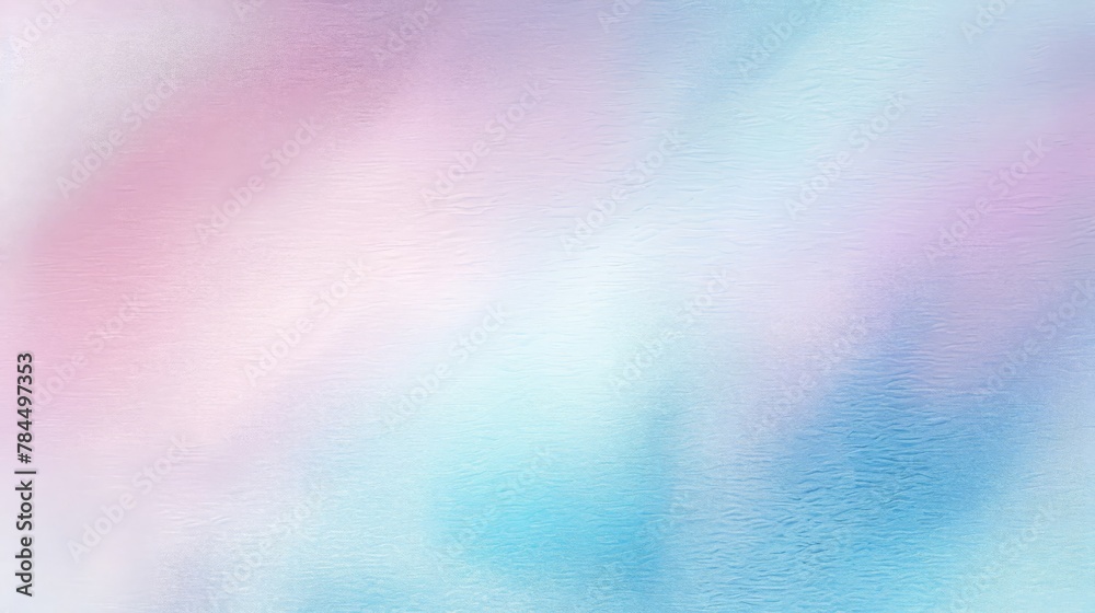 pastel blue pink , grainy noise grungy spray texture color gradient rough abstract retro vibe background shine bright light and glow , template empty space
