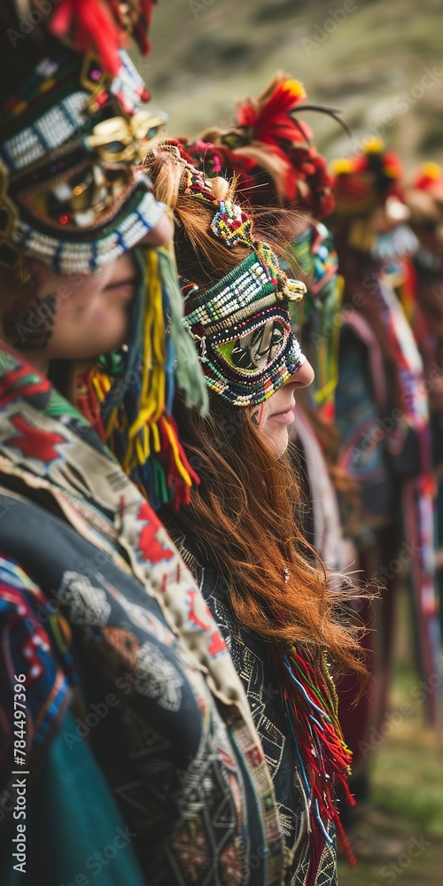 Mountain, Mountain Festivals and Traditions: Cultural events and traditions taking place in mountain settings. Close Up. 
