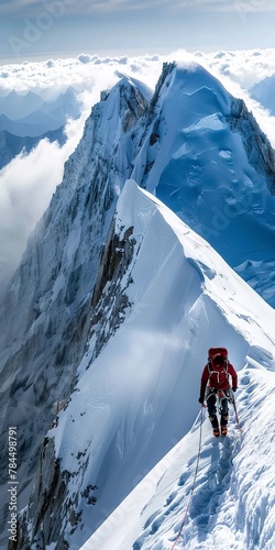 Mountain, Climbing and Mountaineering. Close Up. 10 Prompts. -