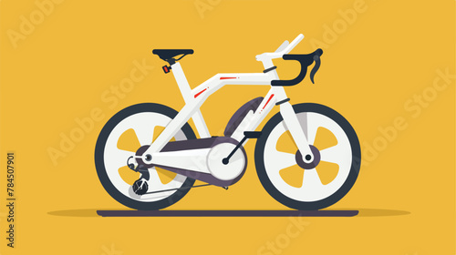 Spinning bike icon for fitness vector simple design