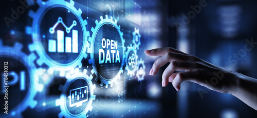 Open data database integration api internet technology concept. © WrightStudio