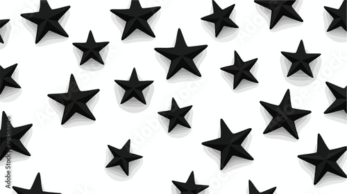 Starfish pattern repeat seamless in black color for