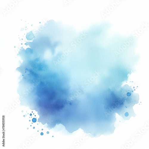 Abstract lite blue watercolour background texture pattern