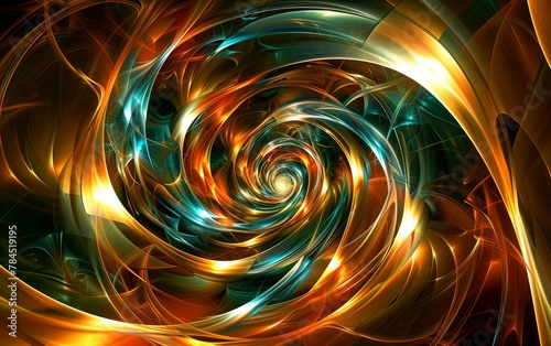 Abstract background,swirling colors and patterns,elegant and dynamic visual effect,time theme.