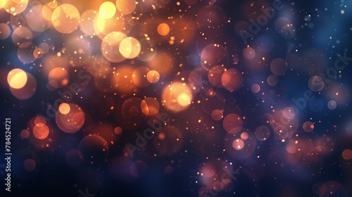 Abstract Colorful Bokeh Background
