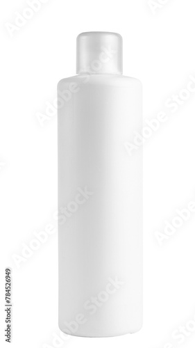 Plastic bottle for liquid soap , gel, lotion, cream, shampoo, bath foam and other cosmetics isolated on white background.