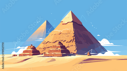The Great Pyramid of Giza is the oldest and largest