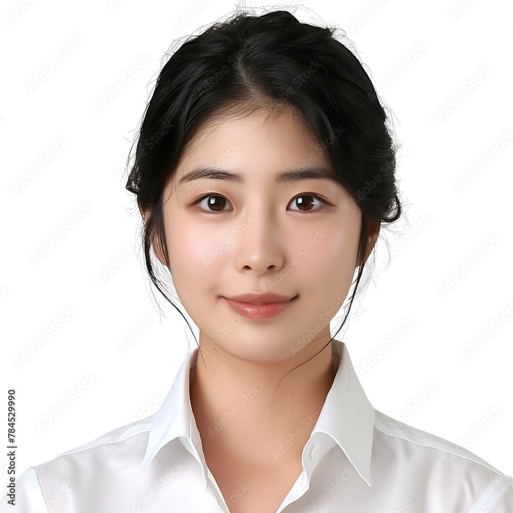 Formal ID Photo of Korean Girl in Mid-20s Formal ID Photo of Korean Girl in Mid-20s