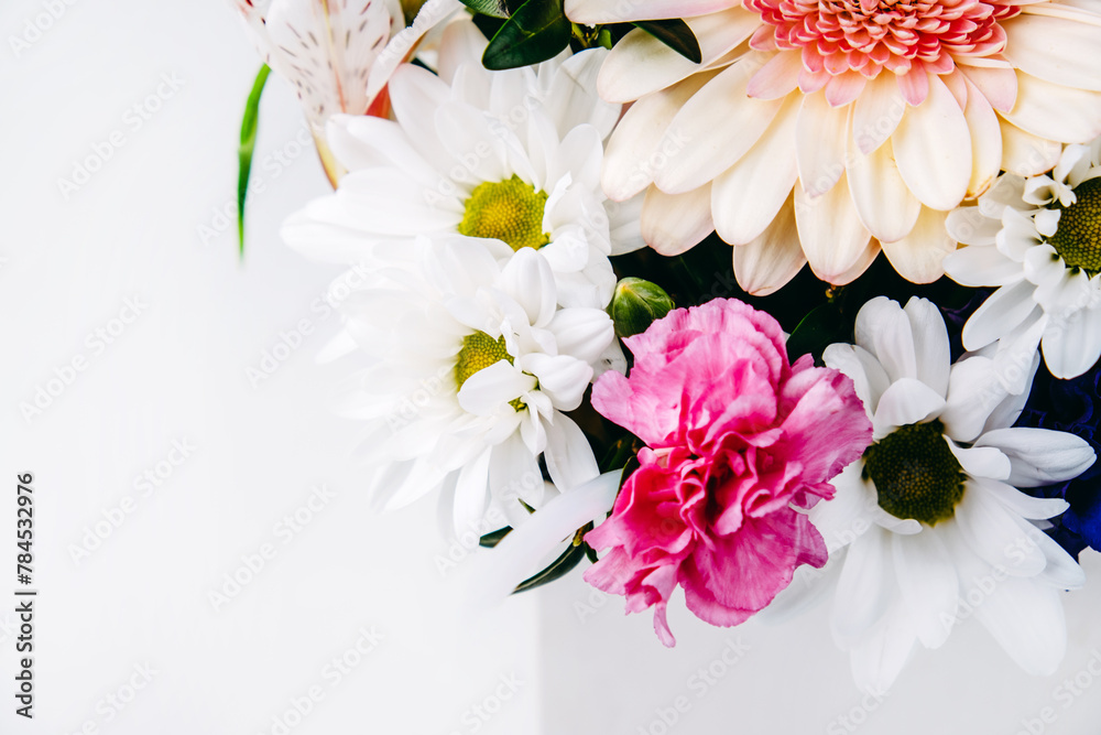 Close-up of the bouquet. Copy space. Close-up of the bouquet. Copy space.