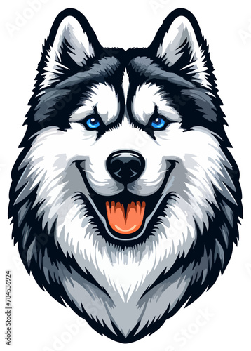 Siberian Husky Animal Pet Sticker