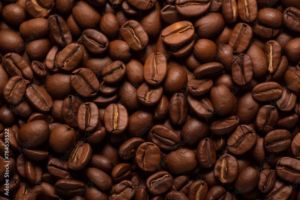 Background texture of coffee beans Background texture of coffee beans