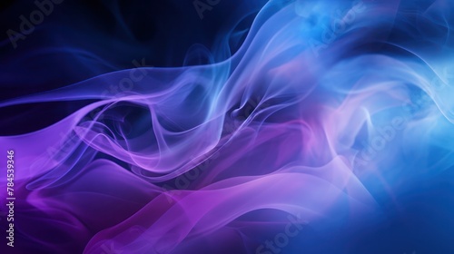 Blur and purple wave curve fabric or smoke abstract background