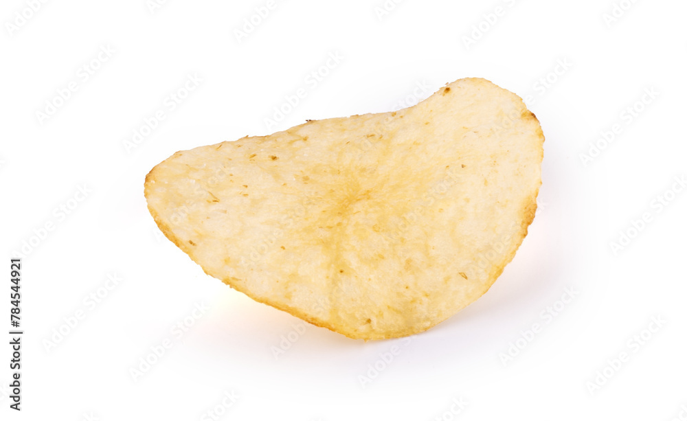 one unit of potato chips snack isolated on transparent background top view one unit of potato chips snack isolated on transparent background top view