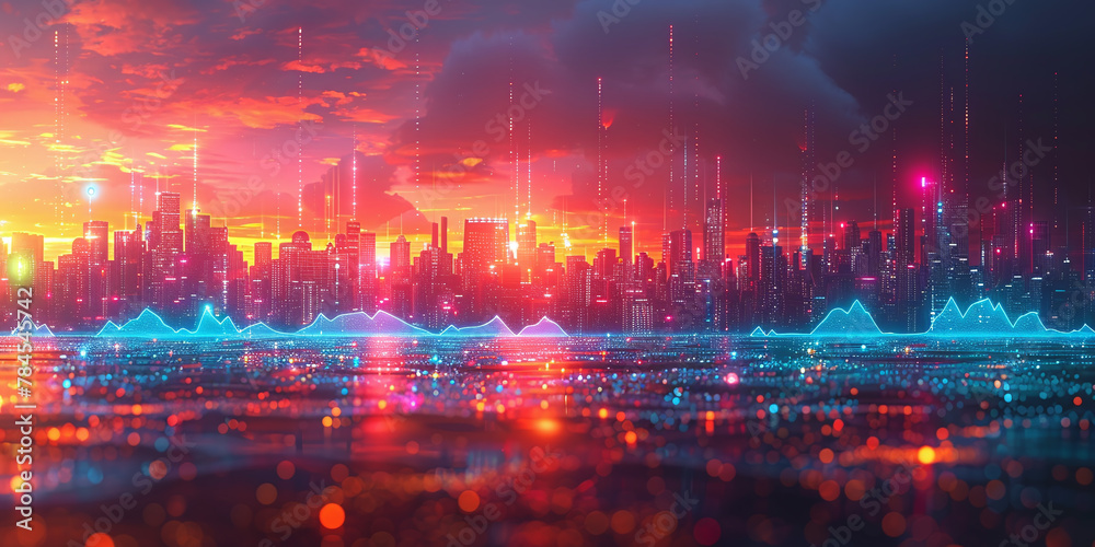 Fototapeta premium Detailed Business Sales and Revenue Analysis Process Chart