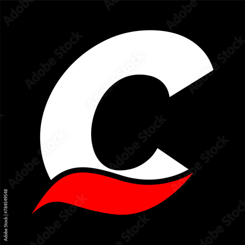 B letter logo | red black alphabet letter B logo icon | B icon | B Logo black and white
