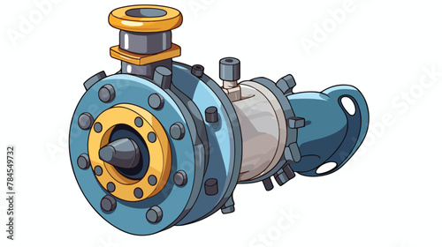 Valve icon. Cartoon illustration of valve icon for © zoni