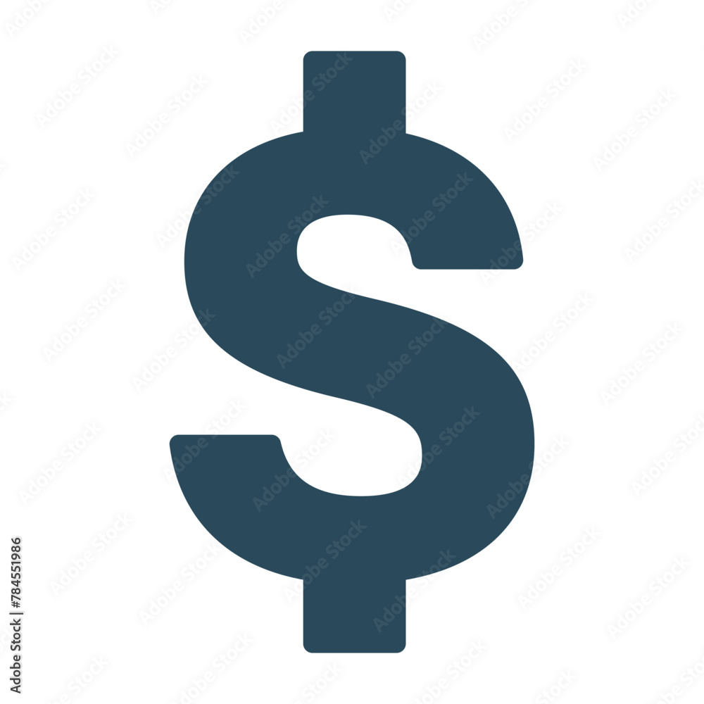 Dollar Glyph Icon Dollar Glyph Icon