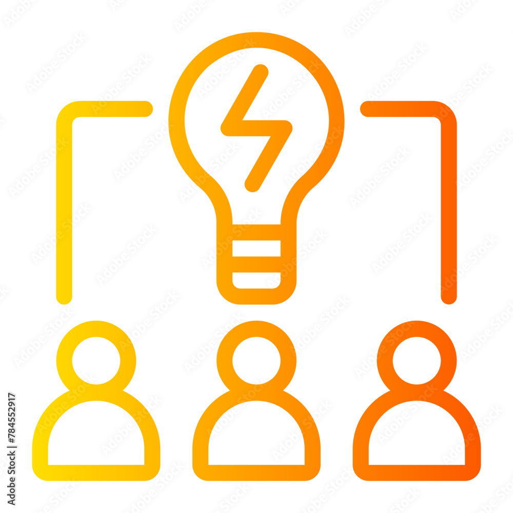 idea gradient icon idea gradient icon