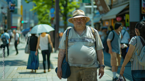 超越的な信仰: 日本の長老が持つ聖なるテキスト、瞑想で啓示を求める.
