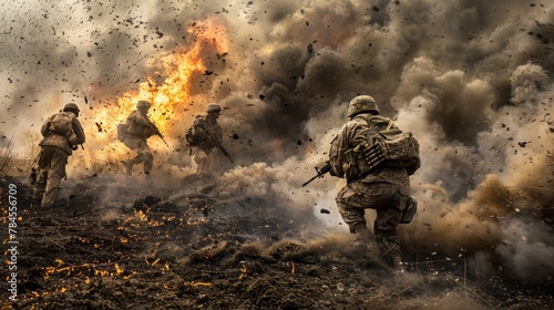 "Conflict Unfolds: Canon Camera Captures Intense Moments of War Between Nations"