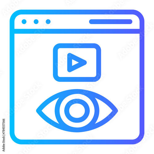 viewer gradient icon