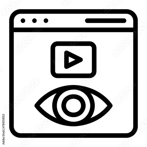 viewer line icon