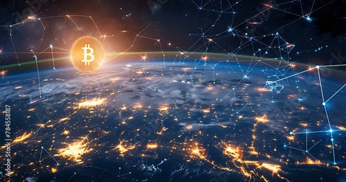 Glowing Connections and Bitcoin: Global City Skylines photo