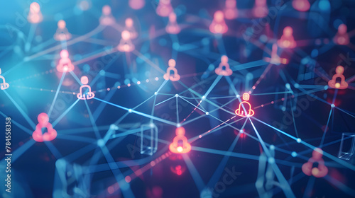 Geschäftsnetzwerkkonzept, Konnektivität Zusammenarbeit Teamwork Synergie