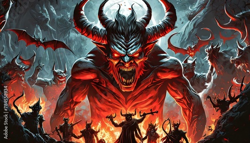 scary devil and demons © bulentumut