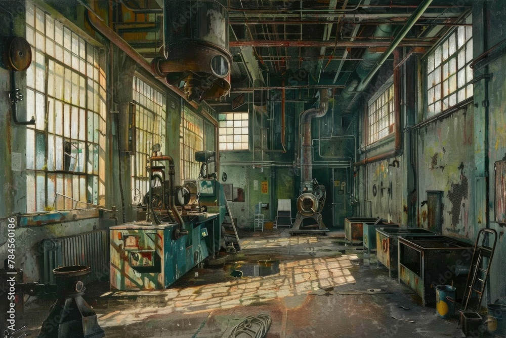 Interior of a factory