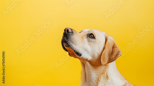 Portrait of a dog photo
