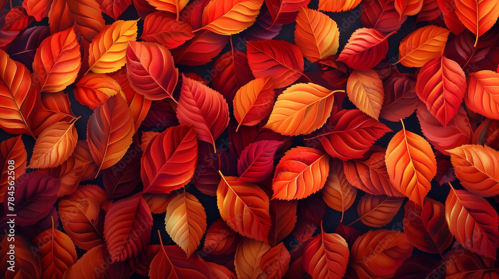Autumn Aria: Seamless Leaf Fall Background Autumn Aria: Seamless Leaf Fall Background