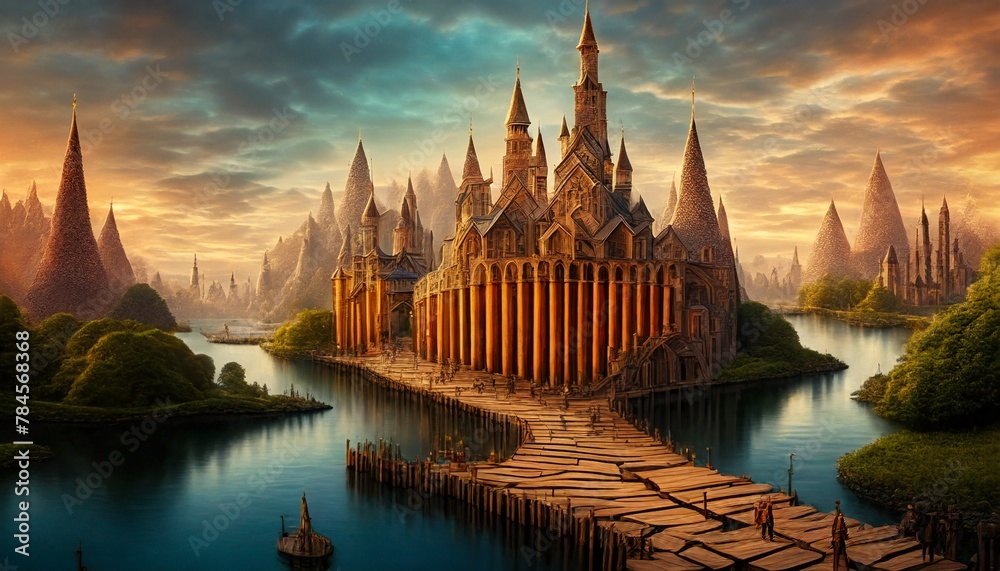 Fototapeta premium night view of the city