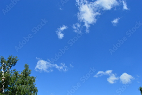 blue sky with clouds © Ana