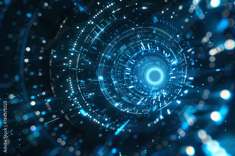 Blue Technology Background Blue Technology Background