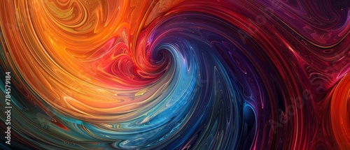 Abstract colors swirling, representing chaos and the need to find calm