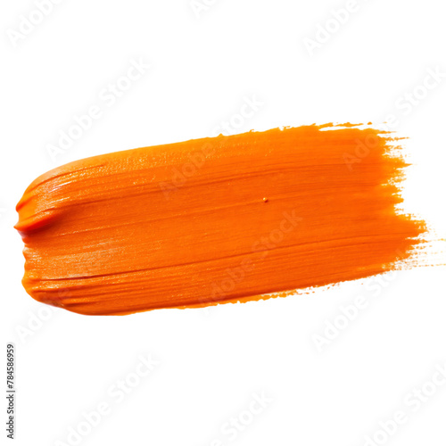 neon orange brush stroke background