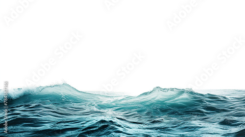 ocean wave on white background