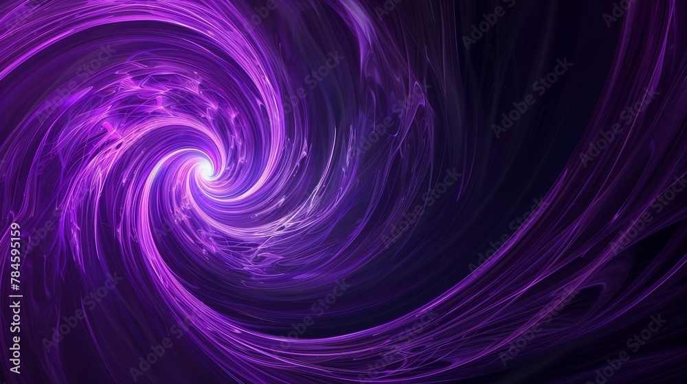 An abstract purple background with a bright purple swirl An abstract purple background with a bright purple swirl