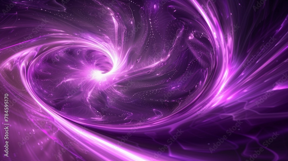 An abstract purple background with a bright purple swirl An abstract purple background with a bright purple swirl
