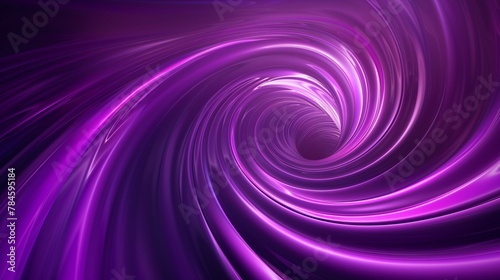 An abstract purple background with a bright purple swirl © Meta